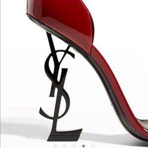 NIB Saint Laurent Opyum Ankle Strap 3.5” Sandal